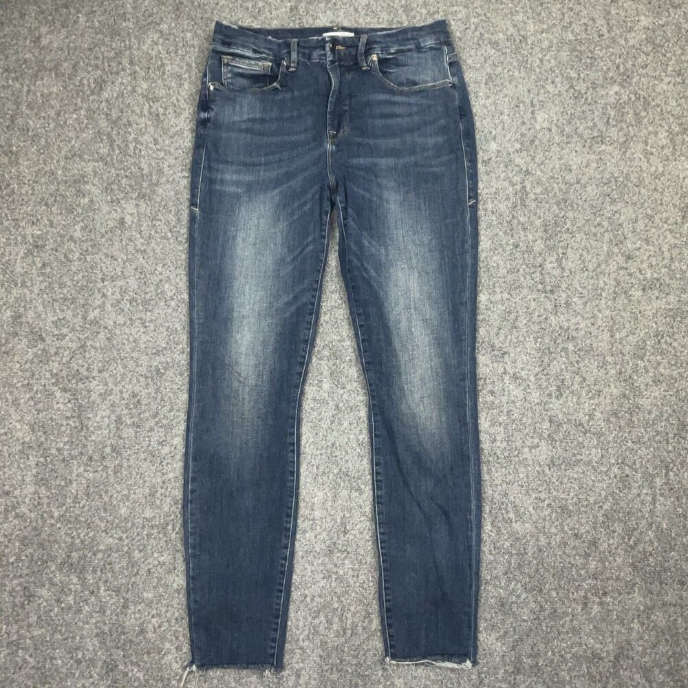 Good American Medium Wash Blue Skinny Jeans